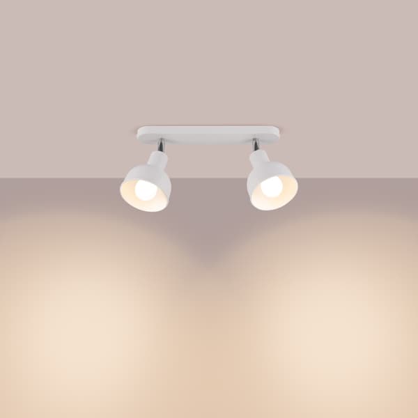 ELBA 2 E27 HVID SPOTLAMPE SOLLUX SL.1314