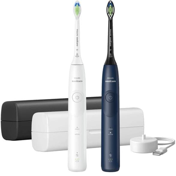 Philips Sonicare 5500 – Sonic-hammasharjasetti HX7119/01, valkoinen, sinimusta
