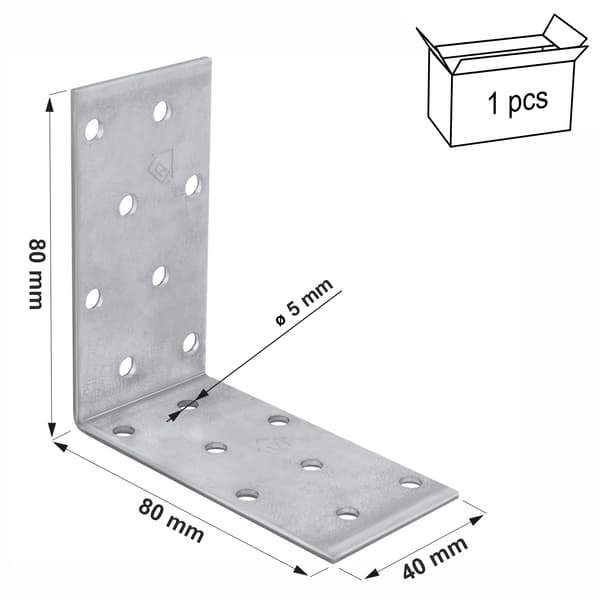 KM7 monteringsvinkel 80x80x40x2.0 (1)