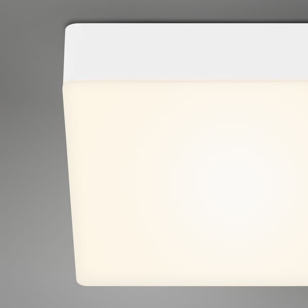 Fyrkantig LED-taklampa 16W vit 21cm för kök, sovrum, hall