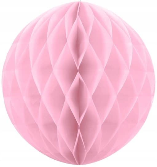 Rosa pappersboll 40 cm, 1 st.