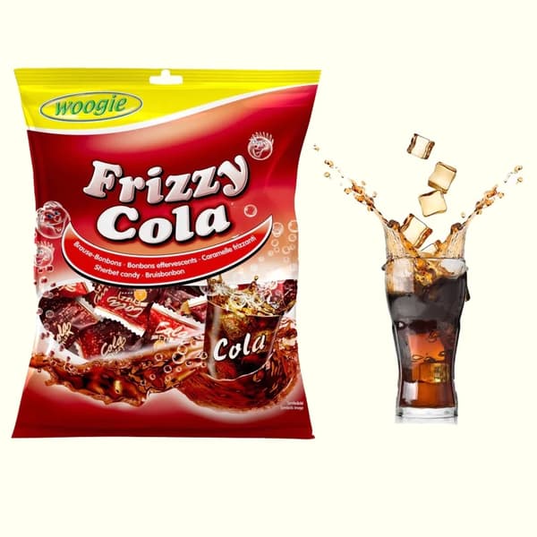 Woogie Frizzy Cola Mousserende Slik 170 g