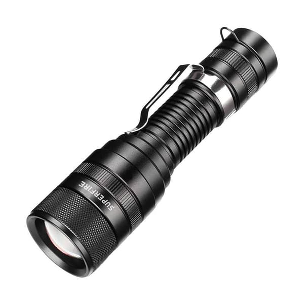 Superfire F5 -taskulamppu, 1100 lumenia, USB