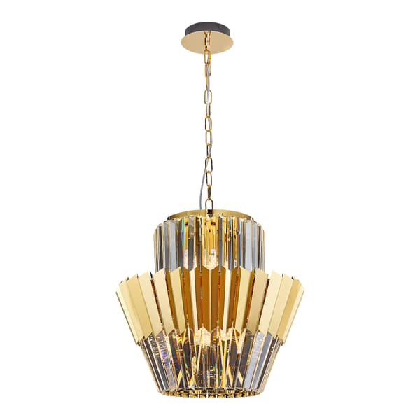 DONNA CHANDELIER 9 E14 GULD MILAGRO ML0413