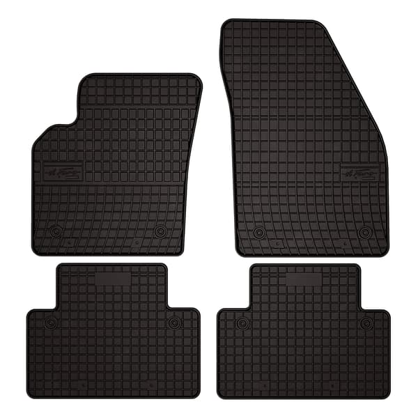 Gummimattor för: Volvo V50 kombi (2004-2012) - svarta, monterade