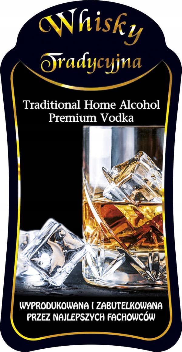 Monopoly dekoreret flaske 500ml TRADITIONEL WHISKY