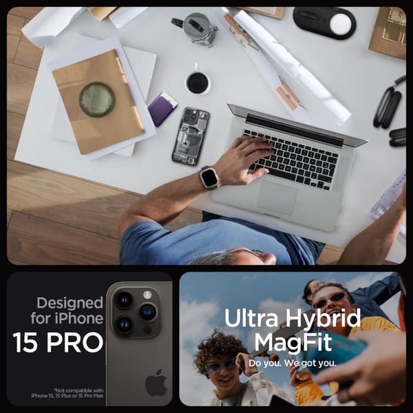 SPIGEN ULTRA HYBRID MAGSAFE IPHONE 15 PRO ZERO ONE