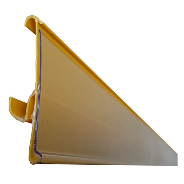 Prislist för hyllplan, insticksmonterad, L-100cm, mörkgrön, N