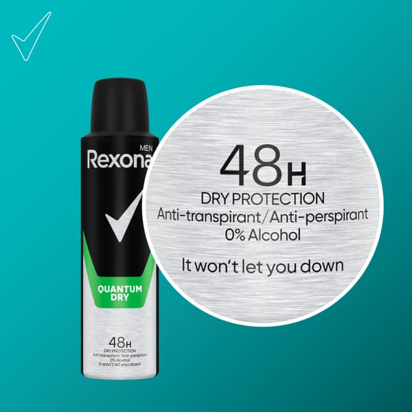 320396 Rexona Mænd Spray Hurtig Tør