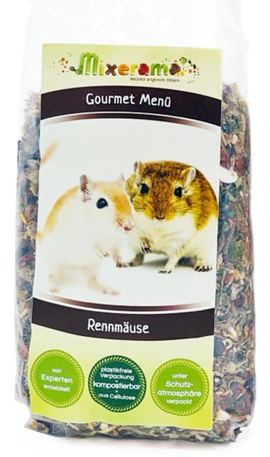 Mixerama | Gourmetmenu | Gerbilfoder 500g - Til gerbiler 500g
