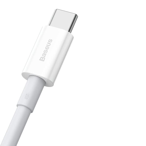 Baseus Superior Series USB til USB-C kabel, 66W, 2m (hvid)