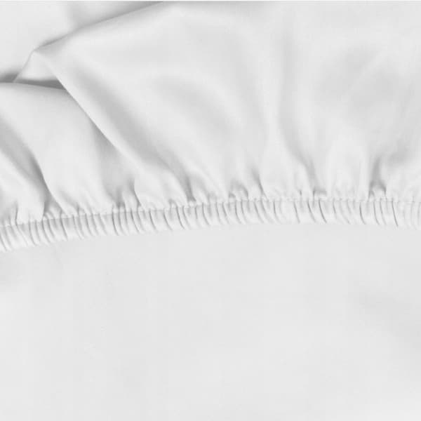 Jersey lagen med elastik 160x200 Parylux - Hvid
