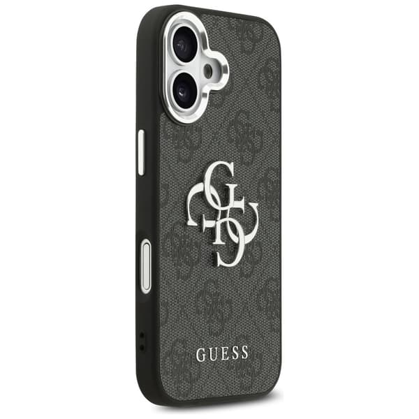 Guess 4G Big 4G Classic Logo Cover til iPhone 17 Sort Sølv
