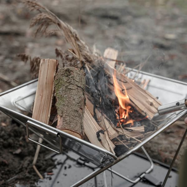 Offlander stor hopfällbar bärbar campinggrill