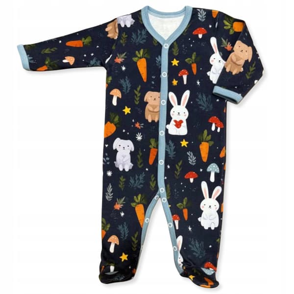 KLÄDER pyjamas med hel dragkedja 104 BARN PYJAMAS SKOGSDJUR