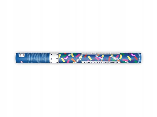 Konfetti- och serpentinrör mix 60 cm 1 st