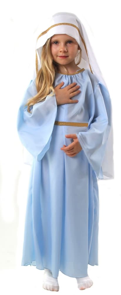 Blå Mary-kostym 130/140 cm