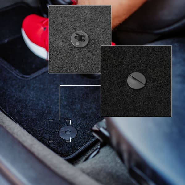 Velourmattor set för BMW 1 E88 cabrio (2004-2011)