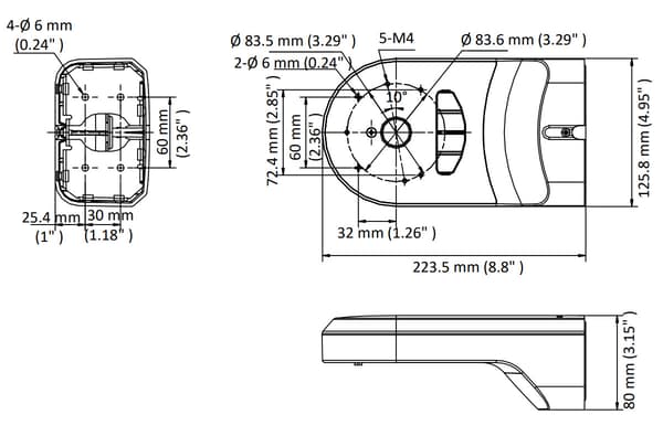 DS-1294ZJ-PT Hikvision KAMERAFÄSTE