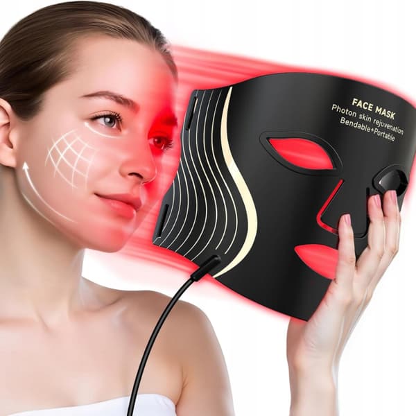 7-farvet LED-ansigtsmaske - lysterapi