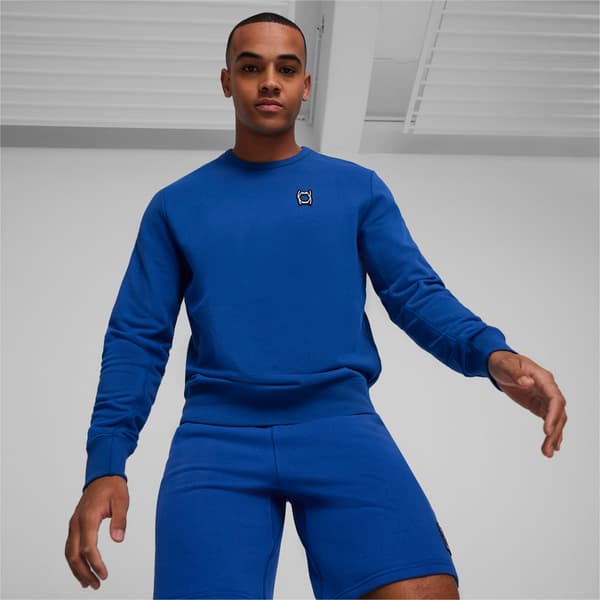 Herrtröja Puma PIVOT CREWNECK blå 62478202 r M
