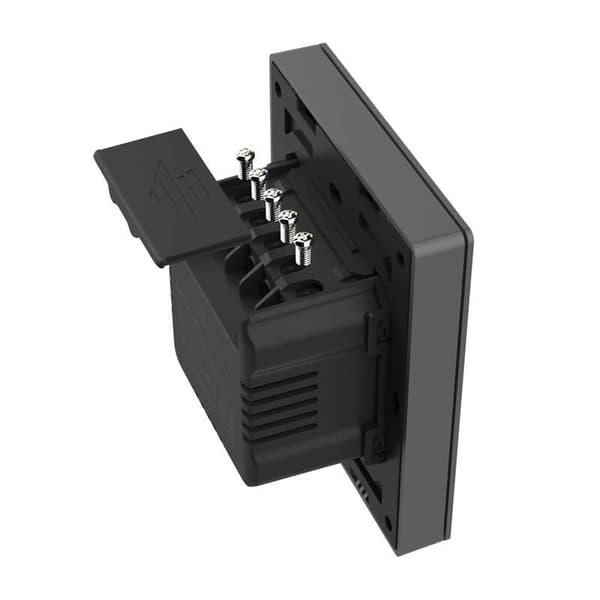 SONOFF M5-1C-80 Smart WiFi-väggströmbrytare (1-kanals, för ram, grafit)
