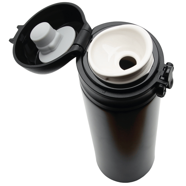 Termosmugg i stål, 450 ml, för kaffe, te och vatten