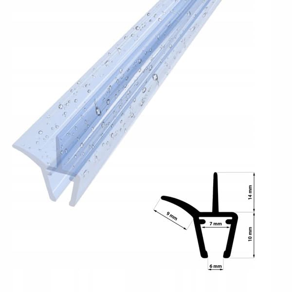 Tiiviste suihkukaappiin DK06 6mm-7mm 10cm