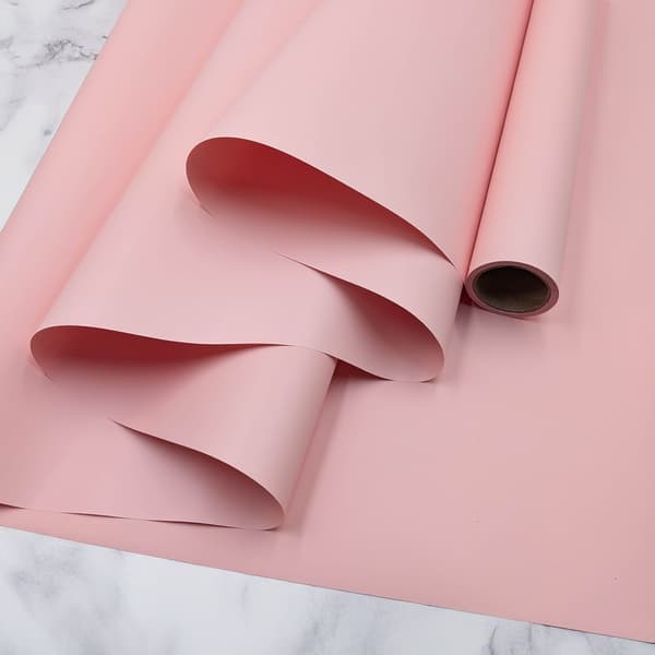 Blomfolie - "Elegant" Rosa - Rulle 58cm x 10m