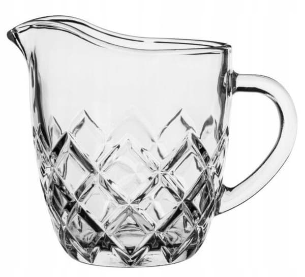 Lasinen maitokannu 200 ml, elegantti muotoilu
