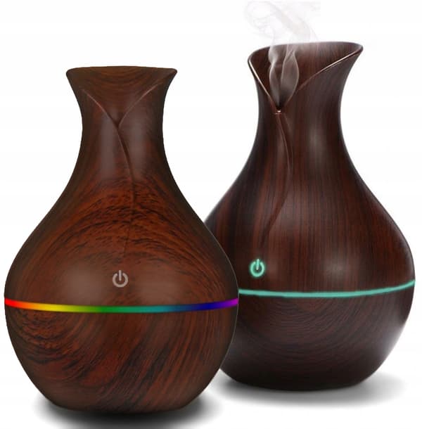 LUFTFUKTARE AROMATERAPI OLJEDIFFUSER LED-LAMPA FÖRDUNSTNING