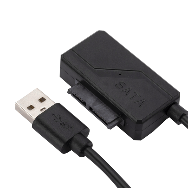 Kabeladapter USB 2.0 Slimline Slim SATA 7+6 13-pin