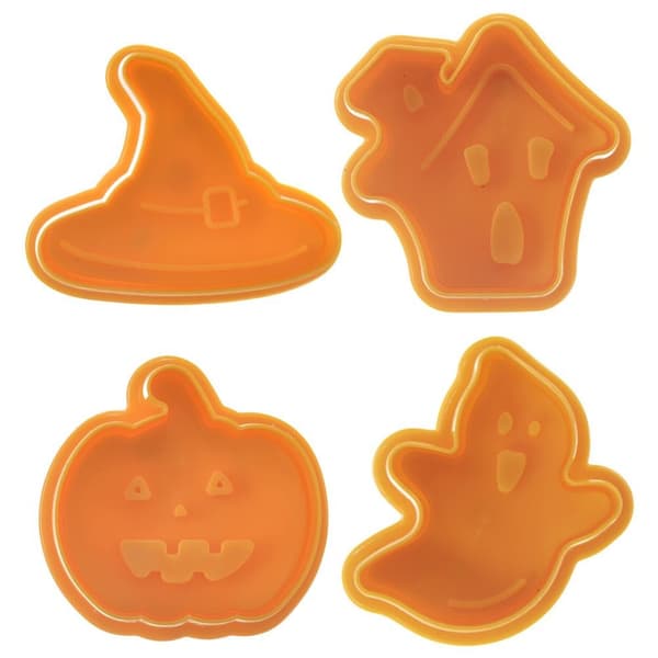 Halloween kageudstikkere 4 stk.