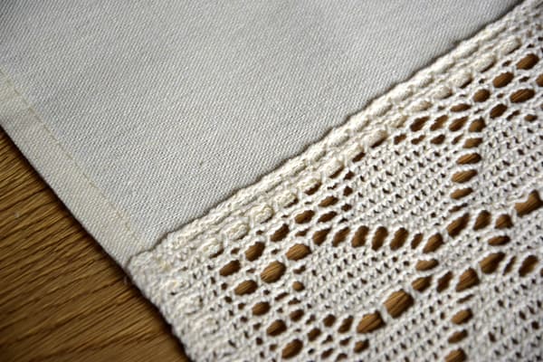 Hæklede Gardiner 70/150 Vinduesdekoration