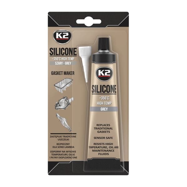 K2 B250N silikone grå 85g flydende