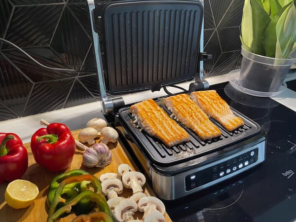 Elgrill 2000W 5-i-1 LED-display, öppningsbar 180° artronix