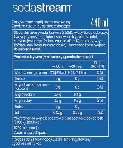 3 siirappia SodaStream-tee Sitruunajäätee + Pepsi + Appelsiini Mango Appelsiini