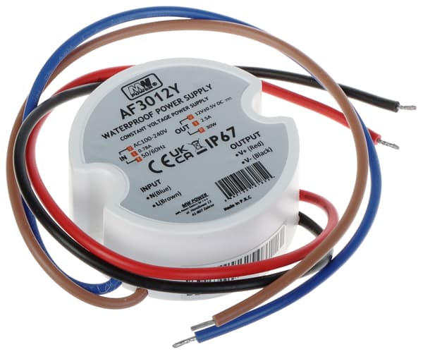 MW EFFEKT kytkinlaite 12V/2,5A-TP-V2