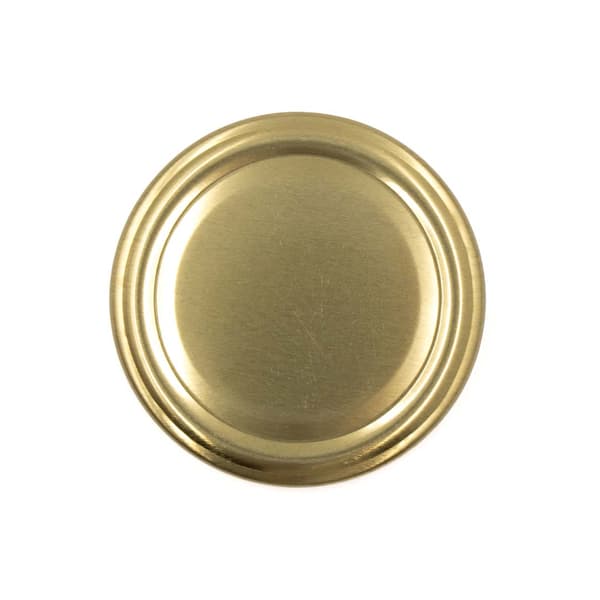 Guldfärgade burklock, 10 st., 66 mm, 4 krokar