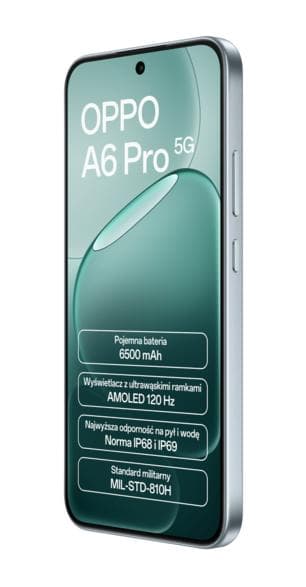 OPPO A6 Pro 5G Smartphone 8GB/256GB Grå