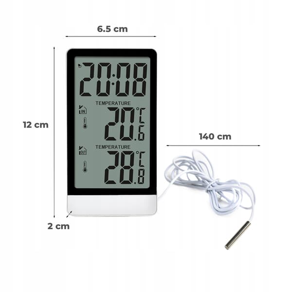 Väderstation för utomhus-/inomhustermometer METEO SP111B