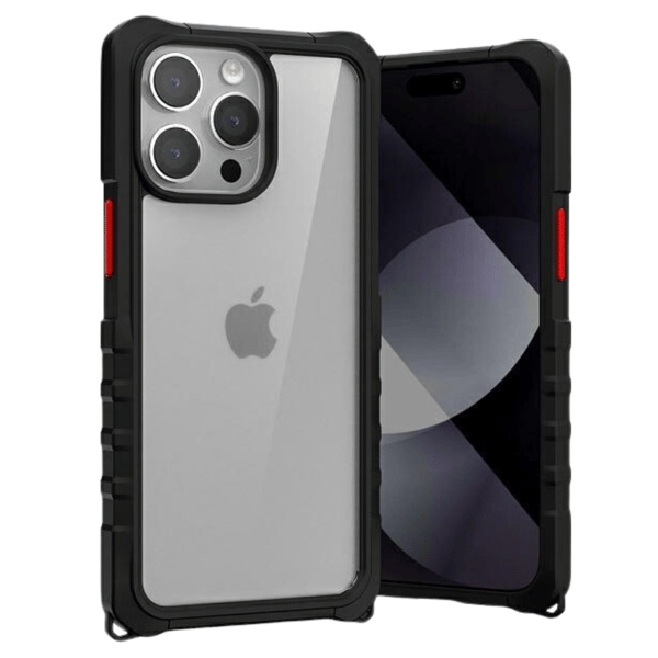 Mercury Bumper Pop-cover til iPhone 15 ProMax 6.7 sort/sort