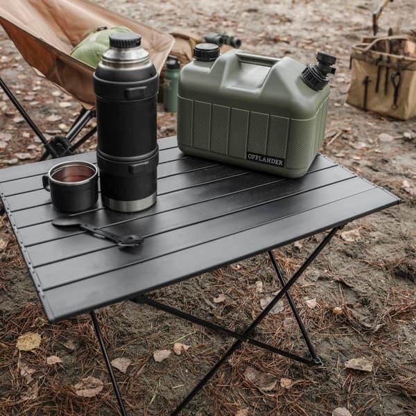 Offlander Hopfällbart Campingbord i Aluminium