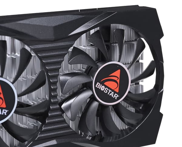 Biostar GeForce GTX 1050 4GB grafikkort, sort, GDDR5