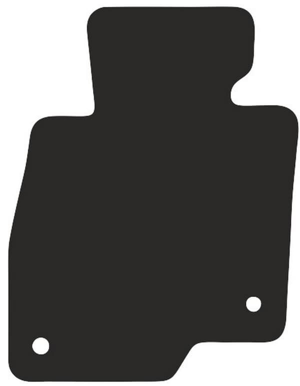 Polyamid gummibelagt førermåtte til Mazda 3 III (BM) hatchback, sedan 2013-