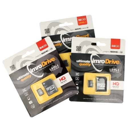 64 GB Imro+ adp 10C microSD-minneskort