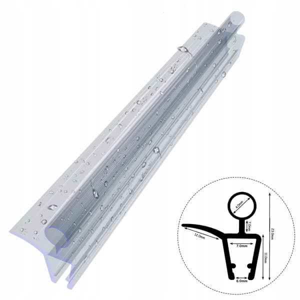 Tätningslist för duschkar D24 6-7mm 40cm