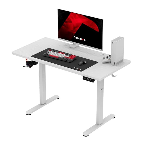Huzaro Hero 8.1 Vitt Gamingbord