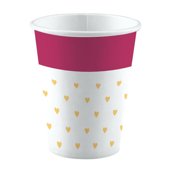 Hjärtkoppar Everyday Love kaffekoppar 250ml 8 st