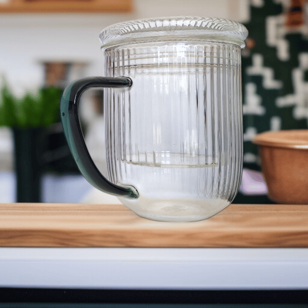GLAS TERMOKOP 0,4L GLASINFUSION TIL BRYGNING AF TE OG URTER